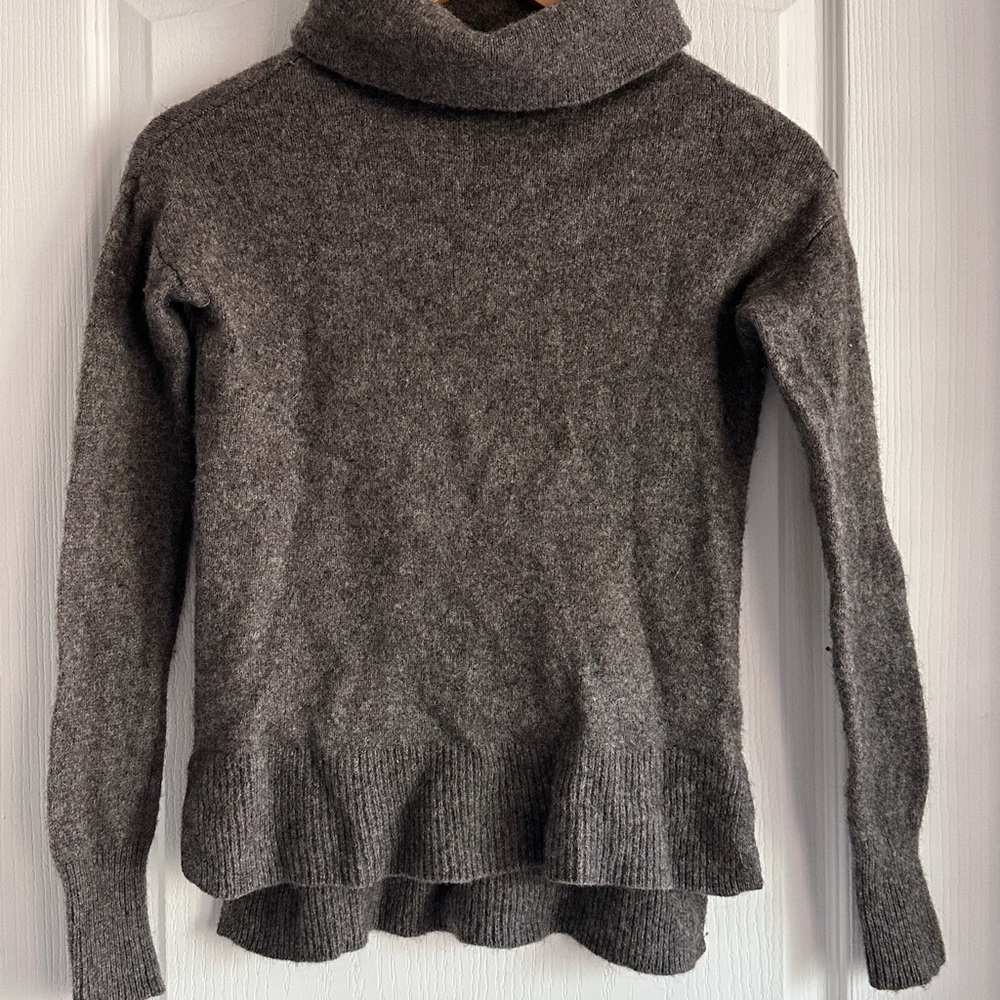 Nanette Lepore Charcoal Cowl Neck Sweater